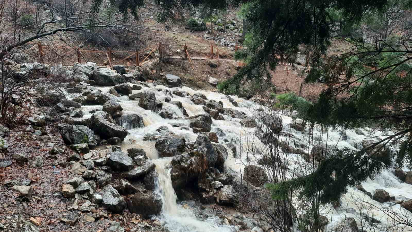 Konya’da Aygırdibi kaynağı erken coştu
