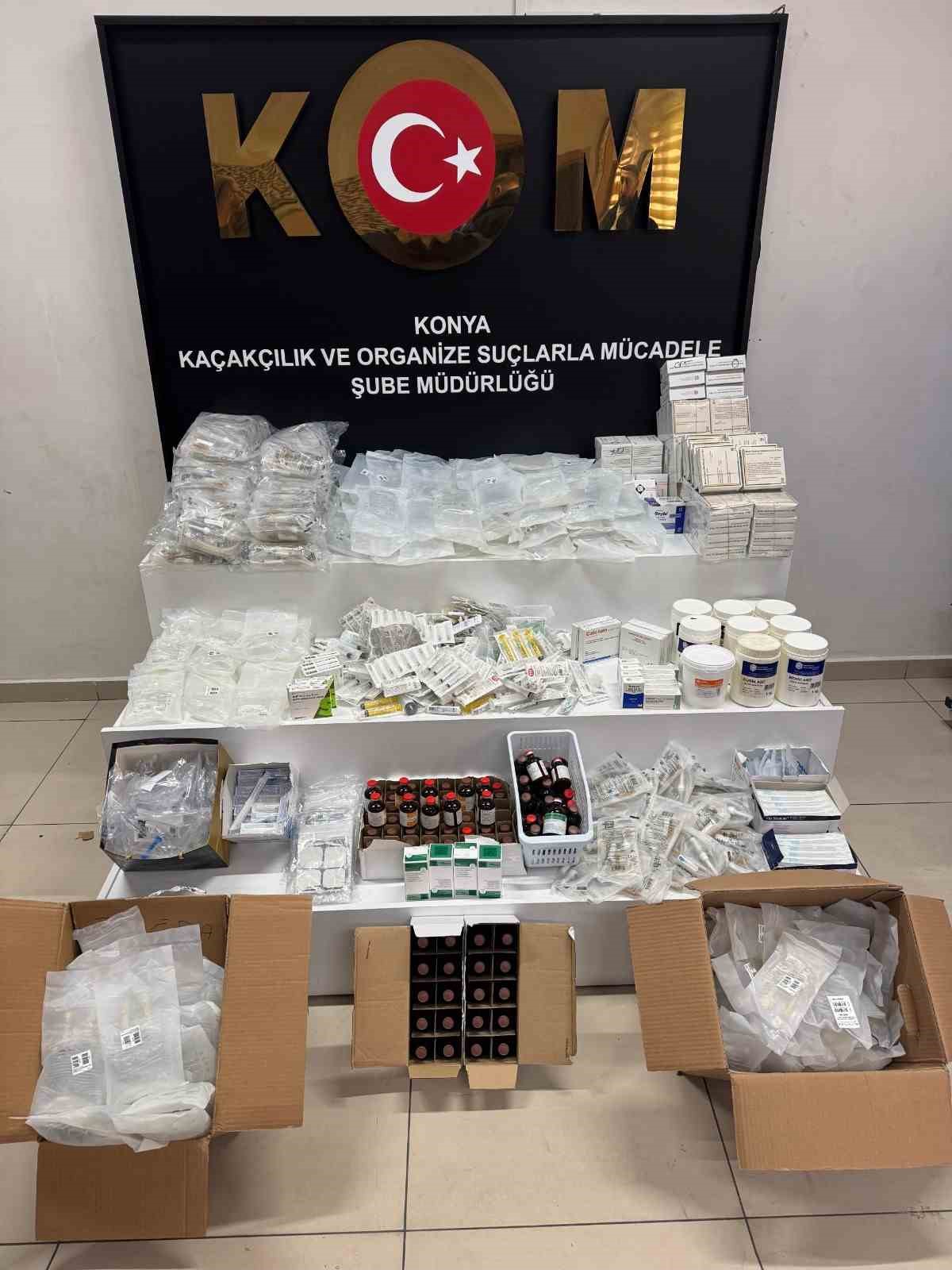 Konya’da evde kaçak klinik operasyonu
