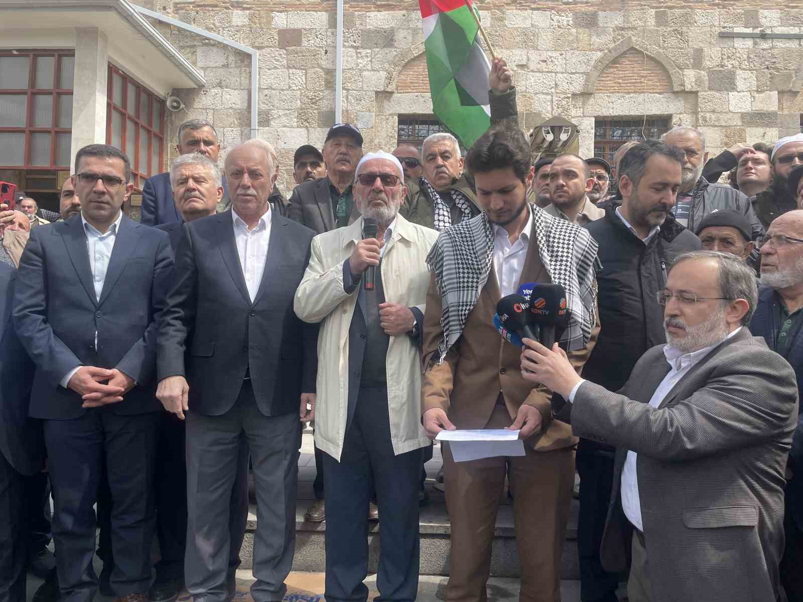 Konya’da İsrail’in aldığı idam kararına tepki
