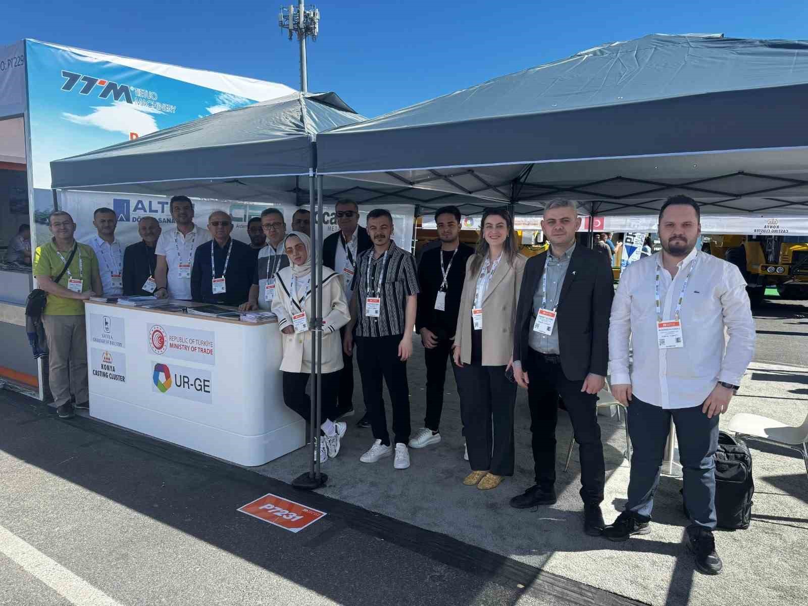 Konyalı dökümcüler, KSO’nun desteğiyle Amerika’daki fuarda stant açtı
