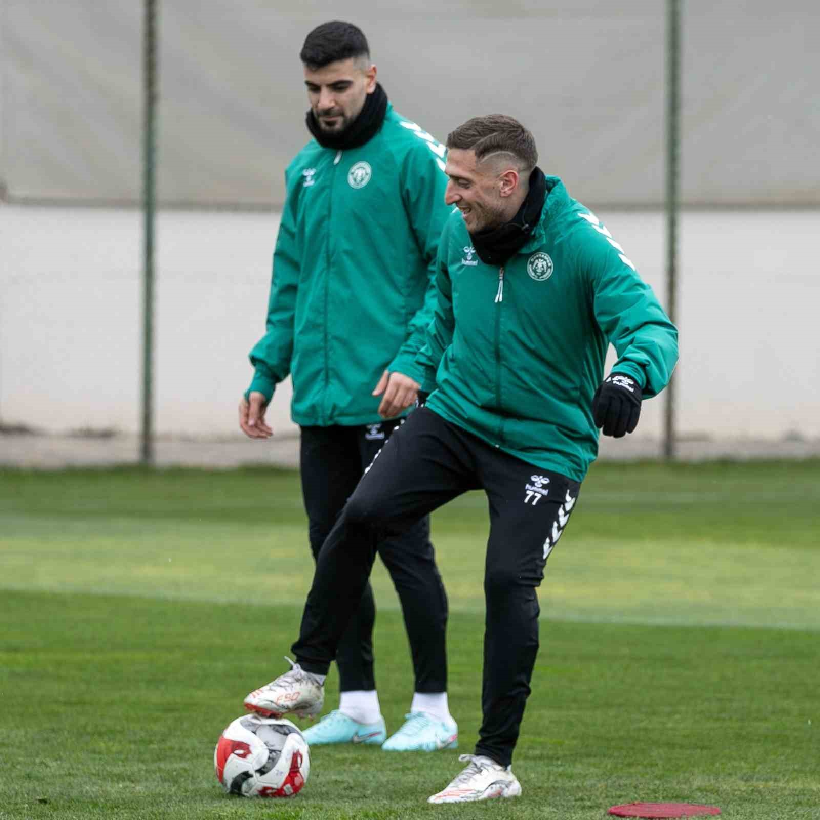 Konyaspor, Corendon Alanyaspor maçı hazırlıklarını tamamladı
