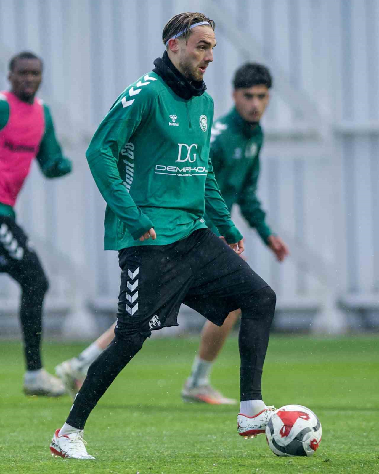 Konyaspor, Fatih Karagümrük maçı hazırlıklarını sürdürdü

