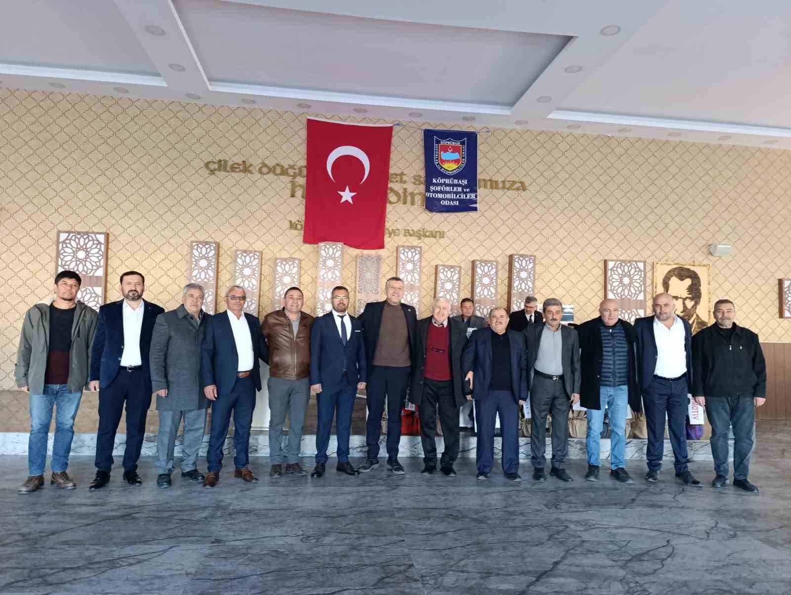 Köprübaşı Şoförler Odası’nda tek liste tam destek
