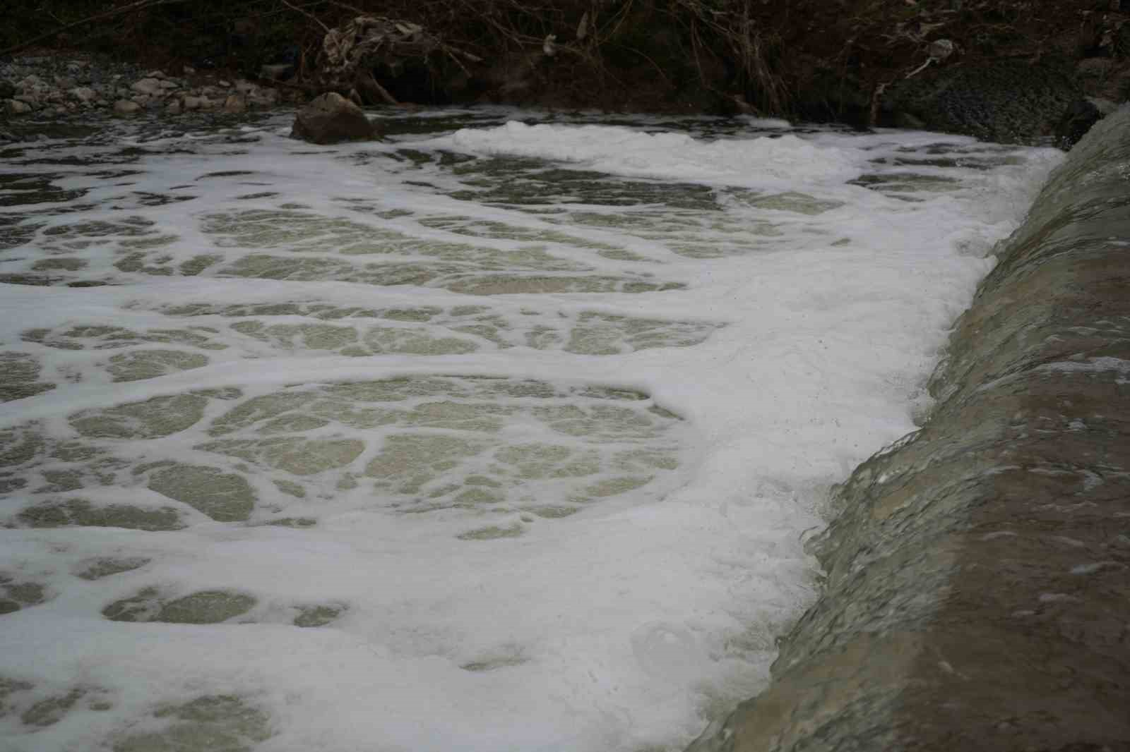 Köpüren dereden ağır kokular yükseliyor
