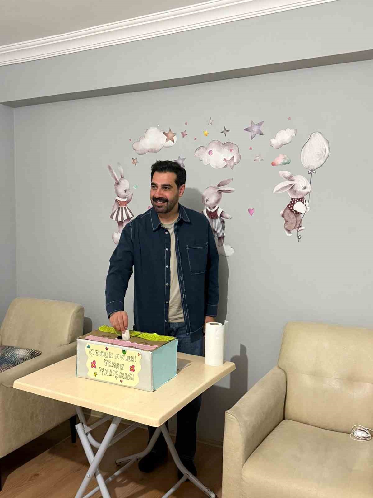 Koruma altındaki çocuklardan "Yemekteyiz" etkinliği
