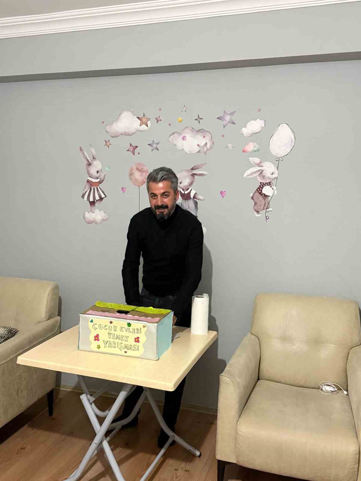 Koruma altındaki çocuklardan "Yemekteyiz" etkinliği
