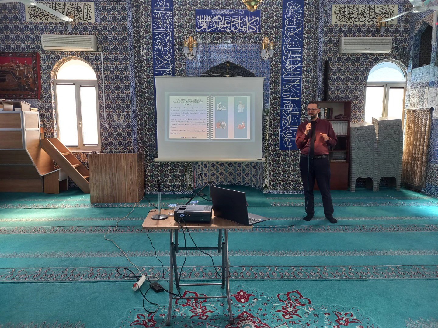 Köşk’te hac yolcularına hazırlık semineri verildi
