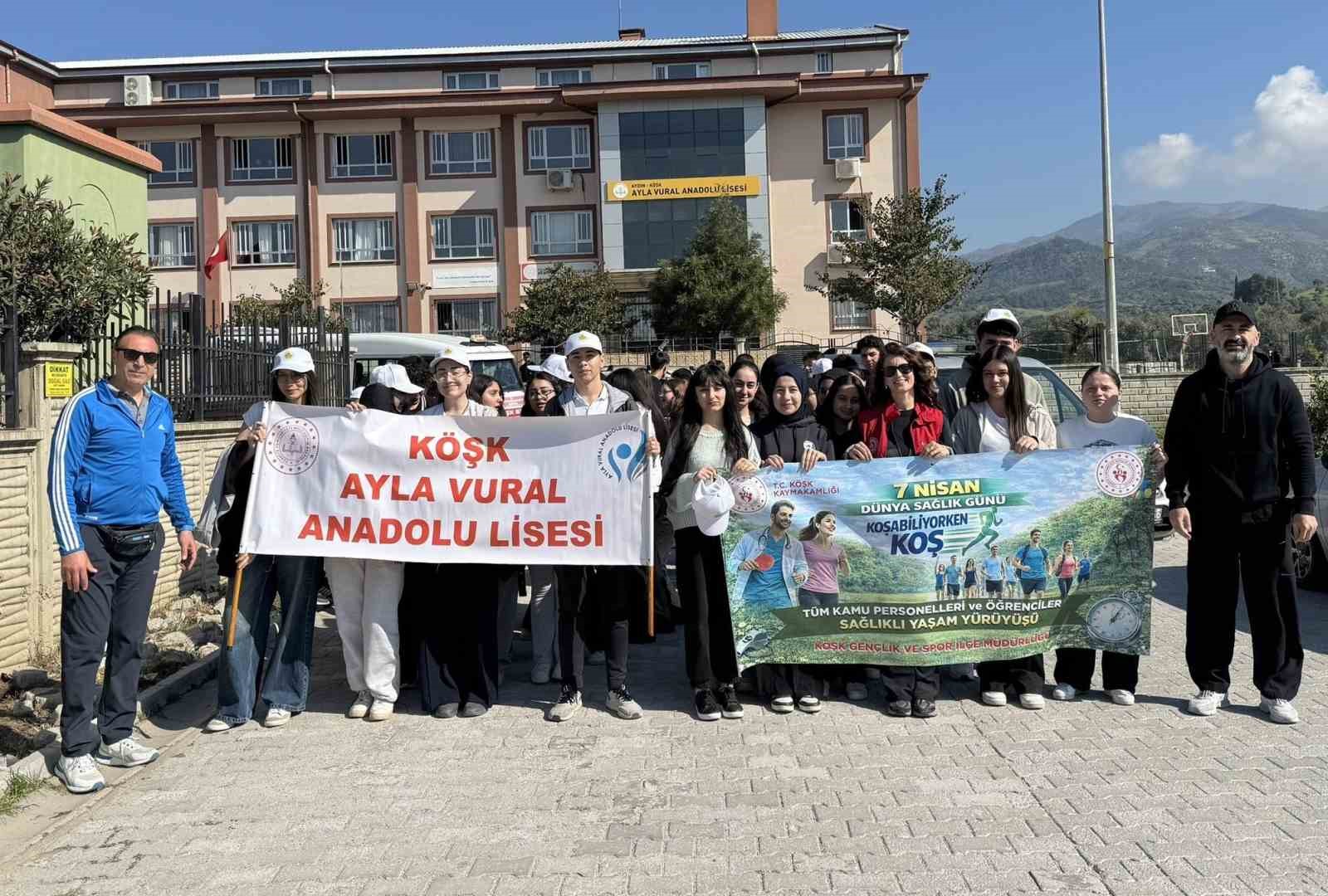 Köşk’te ’Sağlıklı Yaşam Yürüyüşü’ etkinliği yapıldı
