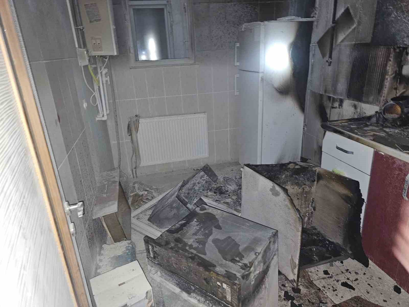 Kovancılar’da korkutan yangın
