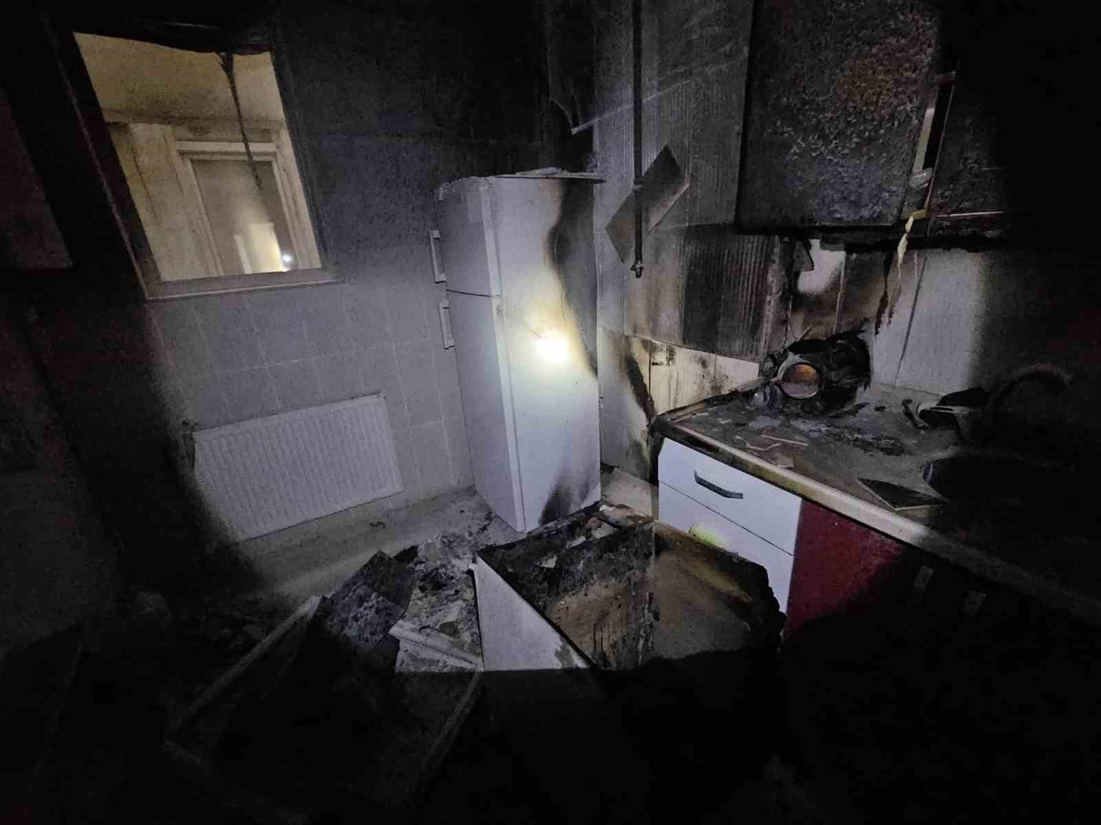 Kovancılar’da korkutan yangın
