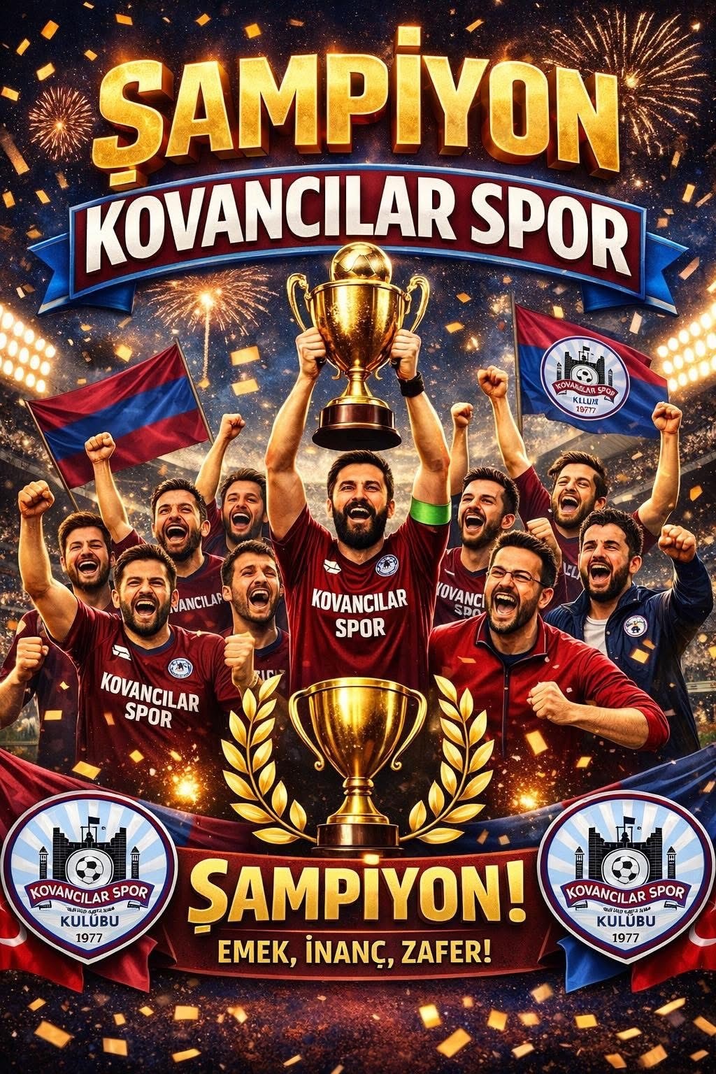 Kovancılarspor, Bölgesel Amatör Lig’e yükseldi
