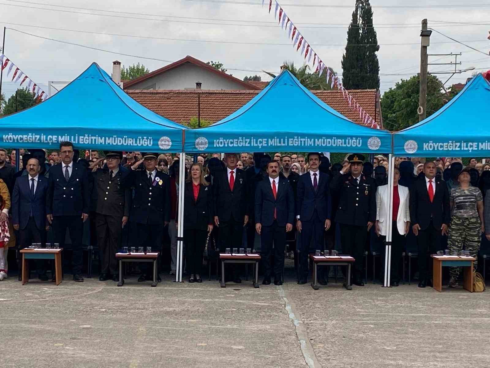 Köyceğiz’de 23 Nisan Ulusal Egemenlik ve Çocuk Bayramı kutlandı
