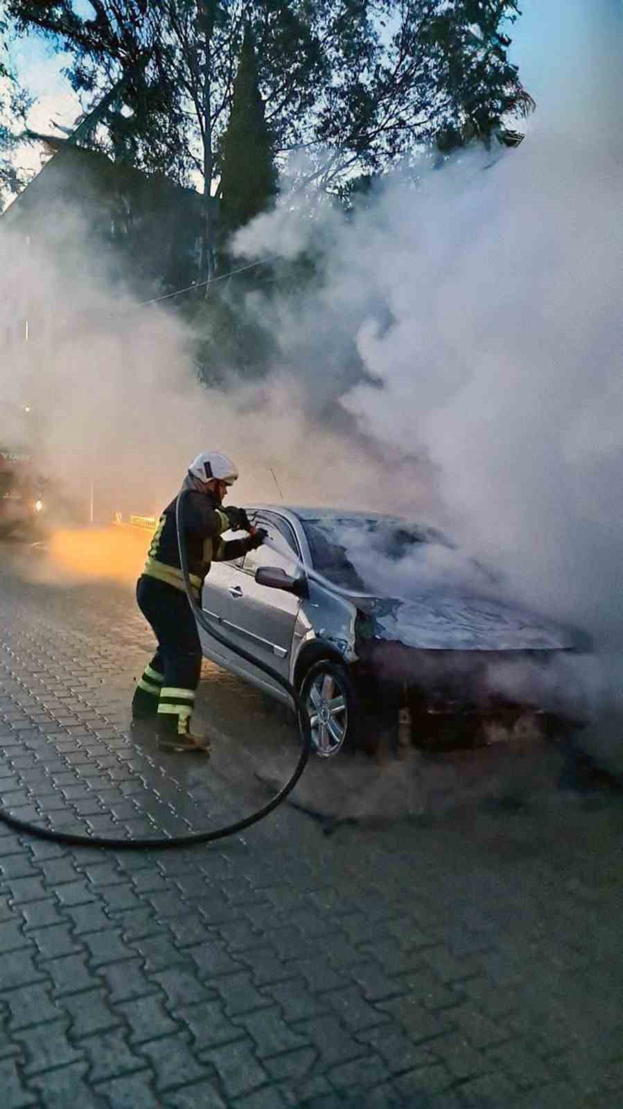 Köyceğiz’de araç yangını
