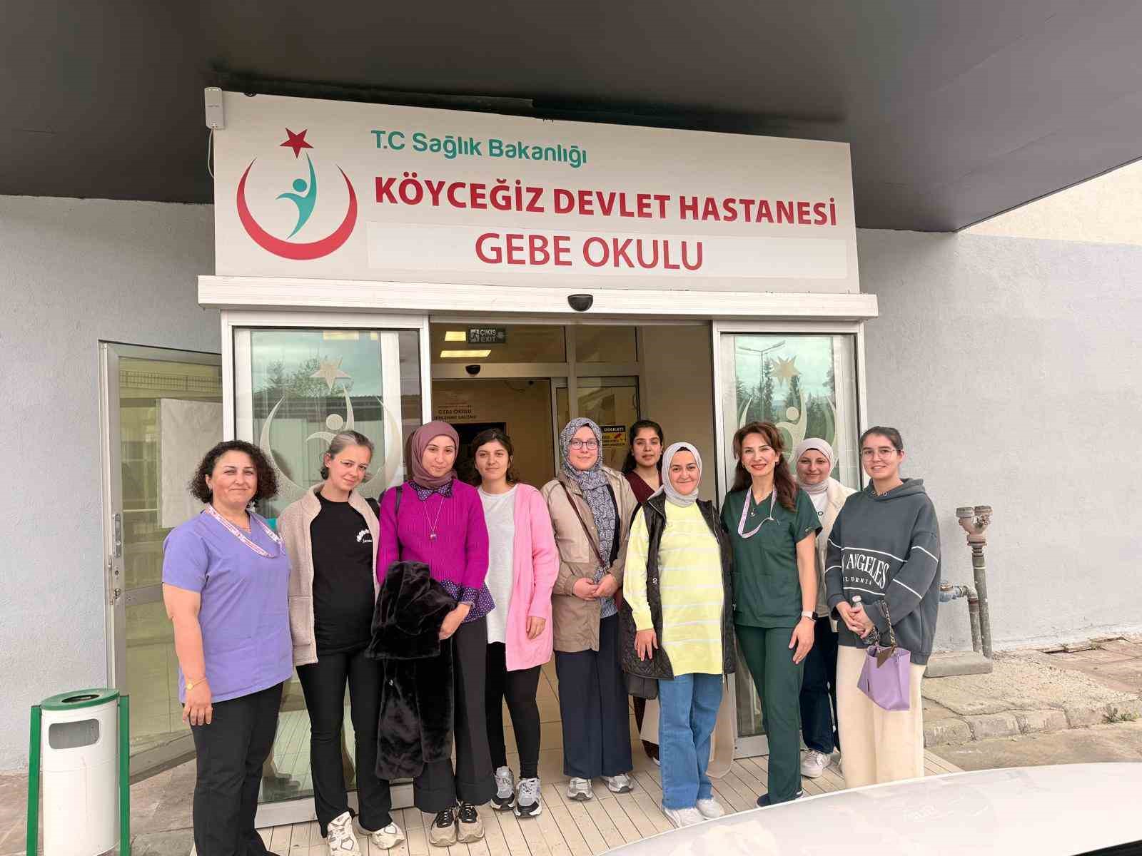 Köyceğiz’de Gebe Okulu eğitimleri tüm hızıyla devam ediyor
