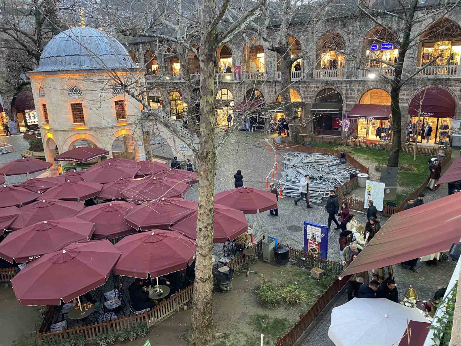 Koza Han’da kafelerin tahliye kararına yargı freni
