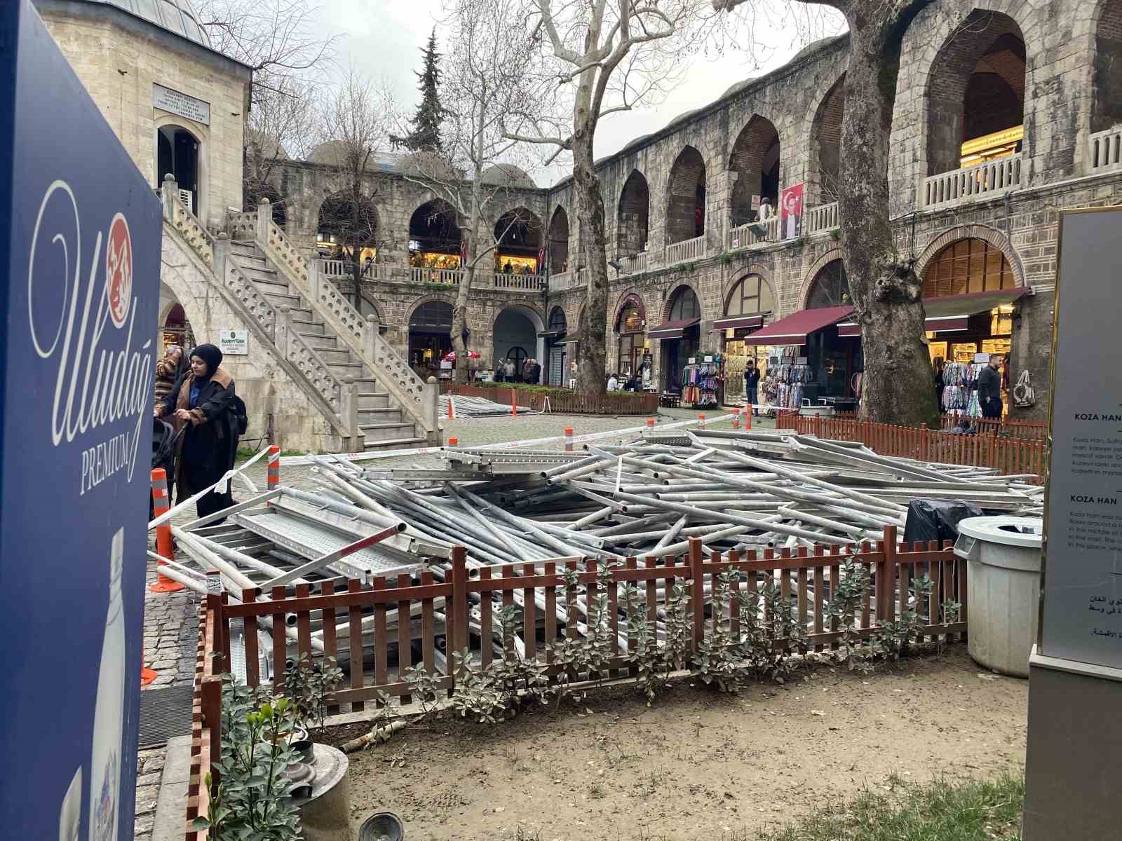 Koza Han’da kafelerin tahliye kararına yargı freni
