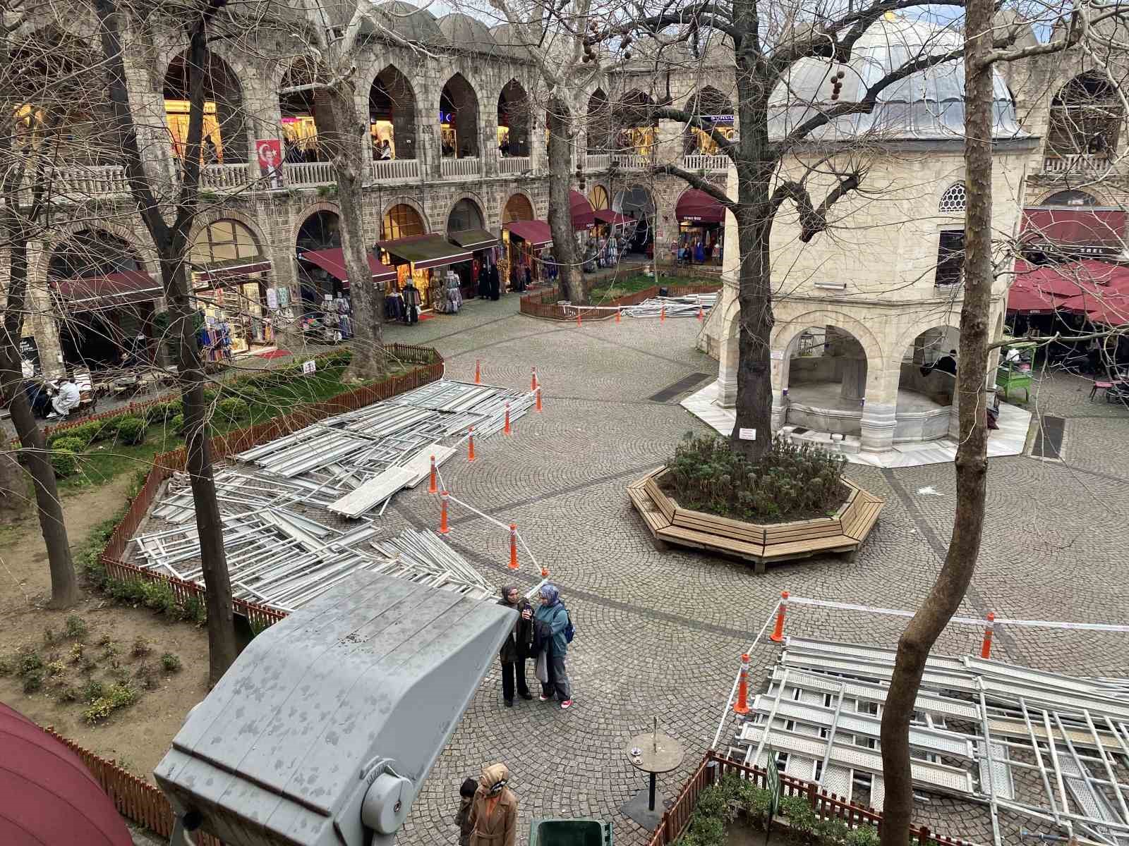 Koza Han’da kafelerin tahliye kararına yargı freni
