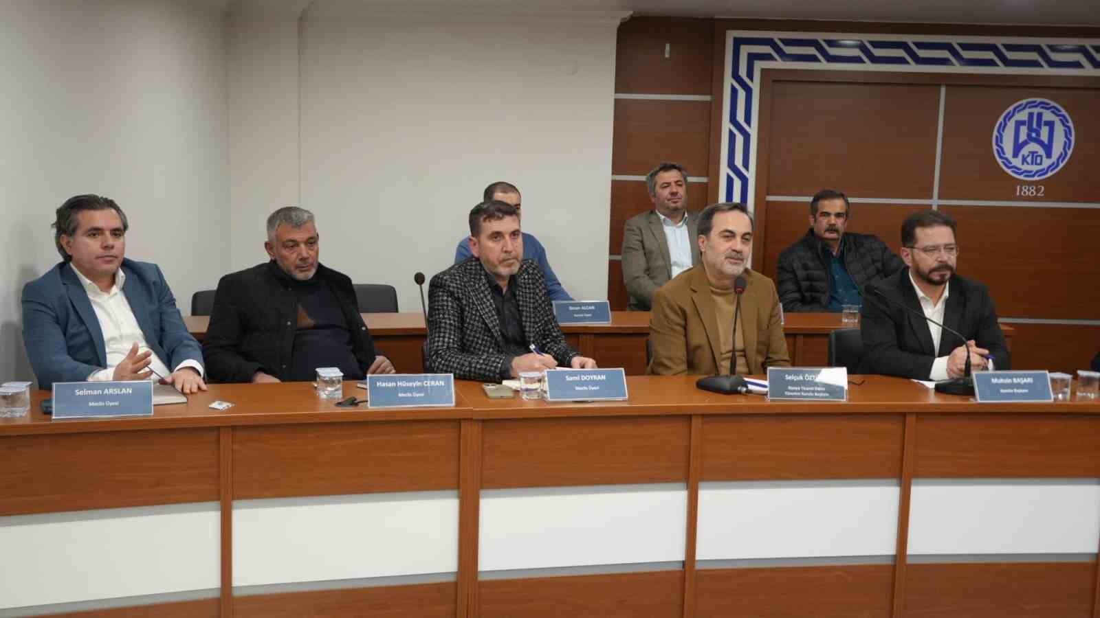 KTO Başkanı Öztürk: "Enflasyonla mücadeleye hep birlikte destek vermeliyiz"
