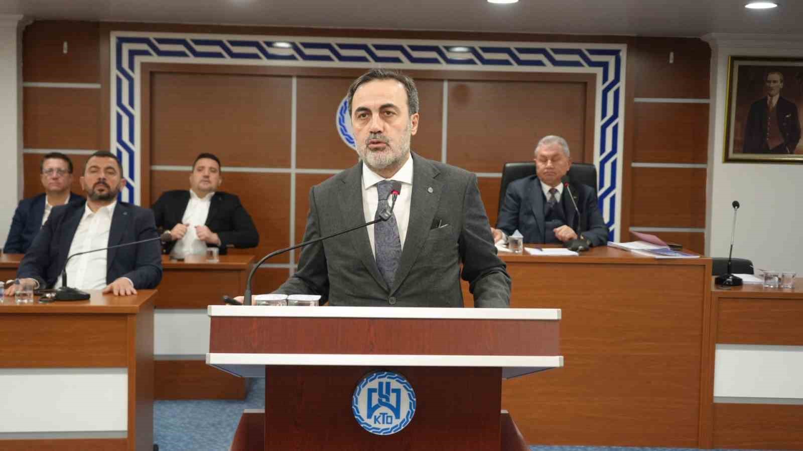 KTO Başkanı Selçuk Öztürk: "2026 ekonomide umut yılı olacak"
