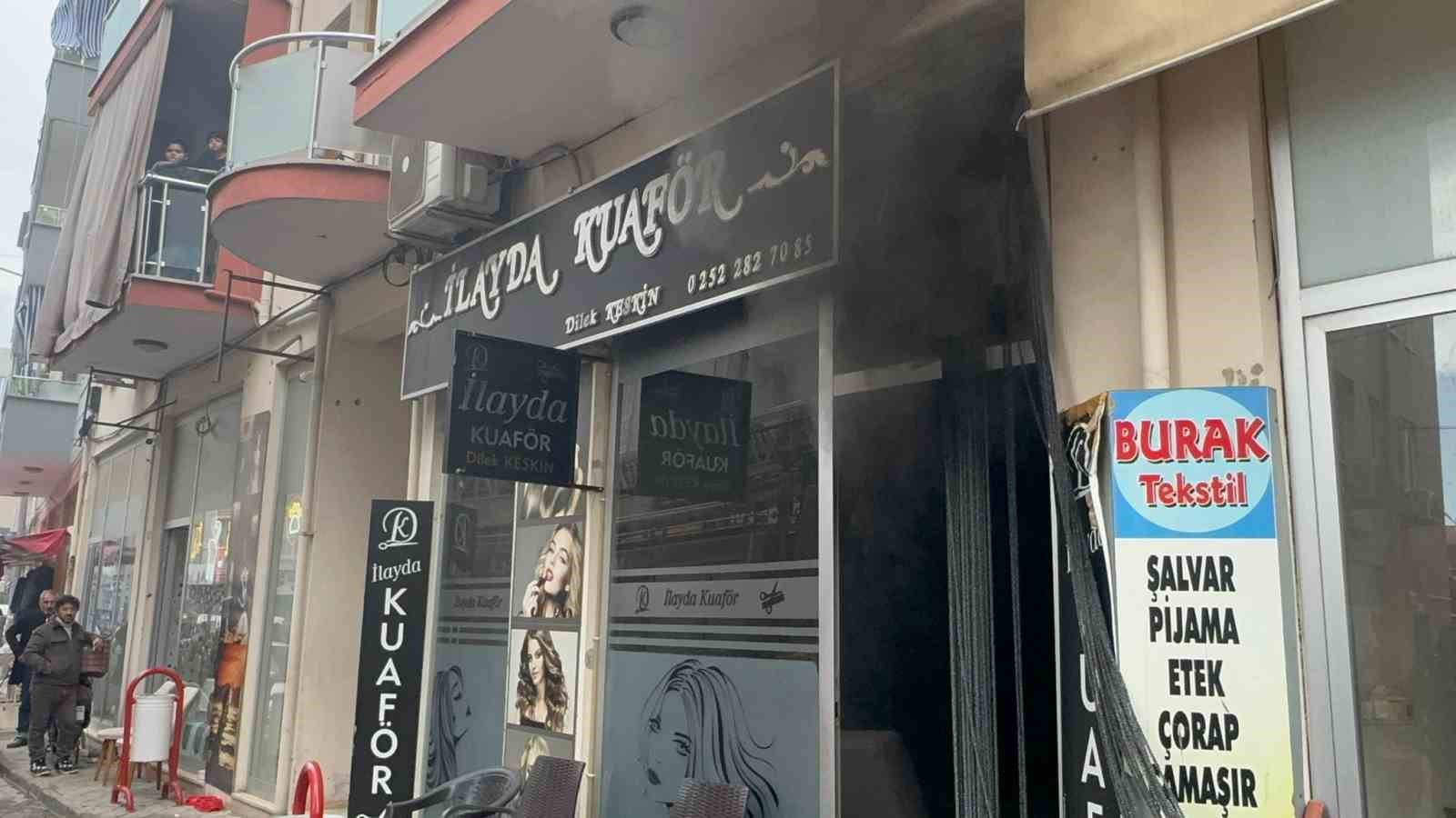 Kuafördeki yangın hızlı müdahale  ile söndürüldü
