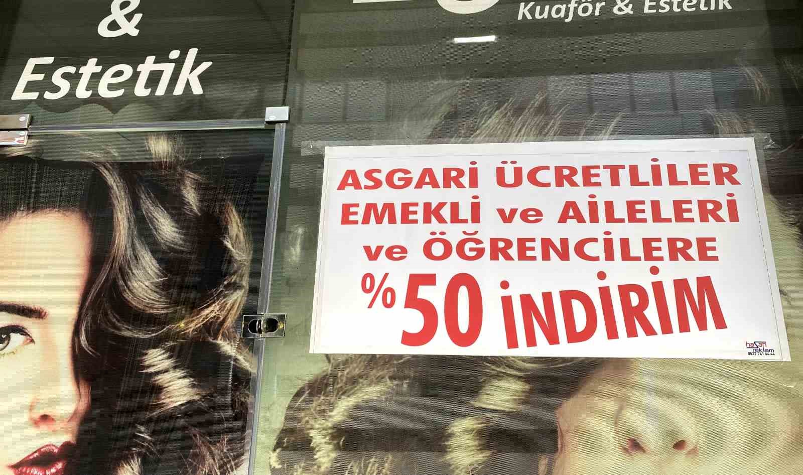 Kuaförden yeni yıla özel yüzde 50 indirim kampanyası
Kuaförden yeni yıla özel yüzde 50 indirim kampanyası