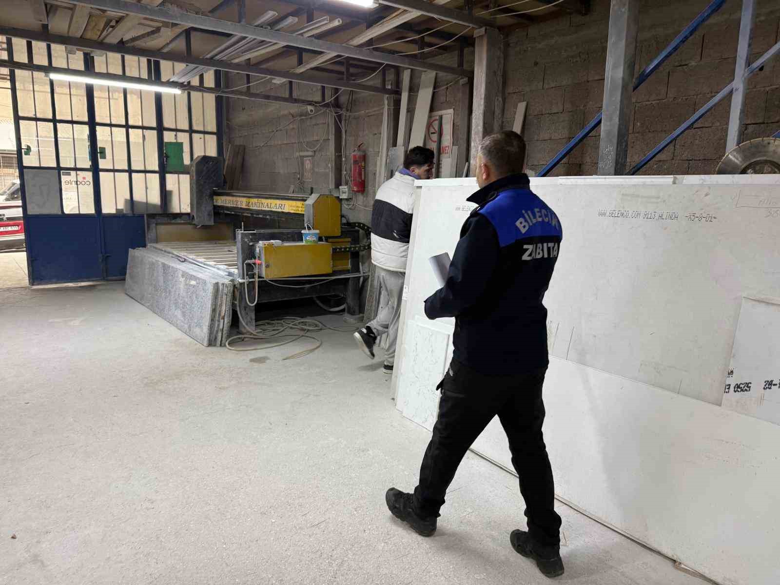 Küçük Sanayi Sitesi’nde 9 işyerinin ruhsatsız olduğu anlaşıldı
