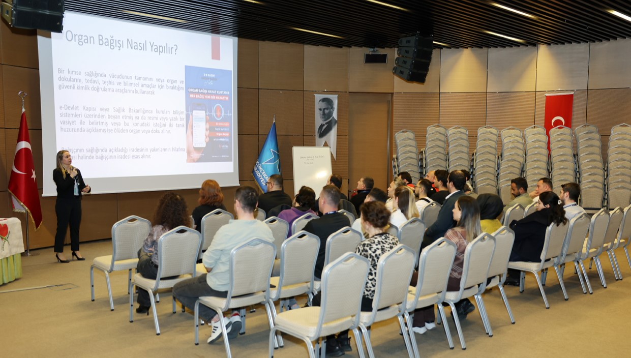 Küçükçekmece’de personele organ bağışı eğitimi verildi
