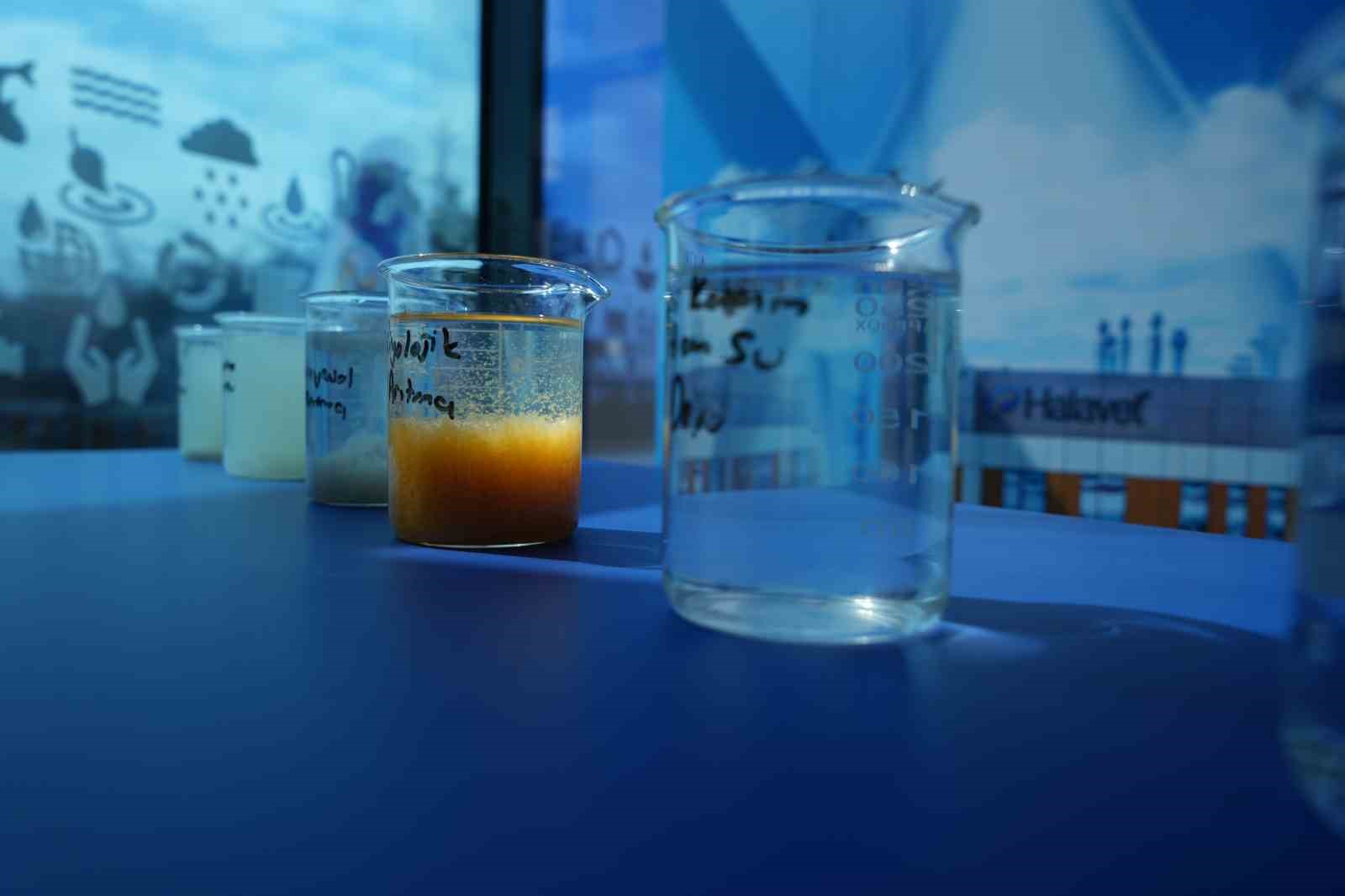 Kullanıp arıttıkları suda Japon balığı besliyorlar
