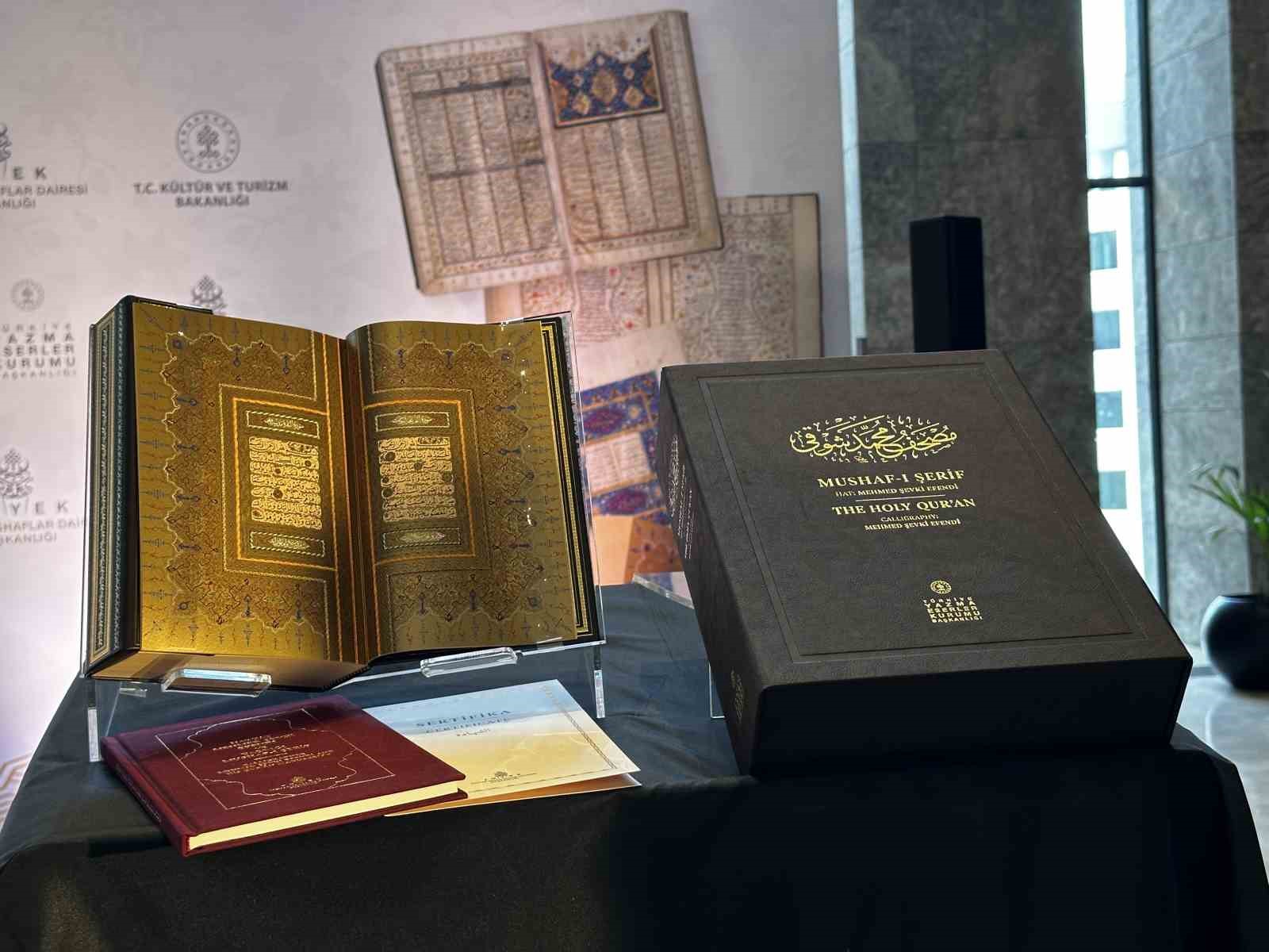 Kültür ve Turizm Bakanı Ersoy: "Özenle çalıştık, en gelişmiş baskı tekniklerini kullandık"
Kültür ve Turizm Bakanı Ersoy: "Özenle çalıştık, en gelişmiş baskı tekniklerini kullandık"