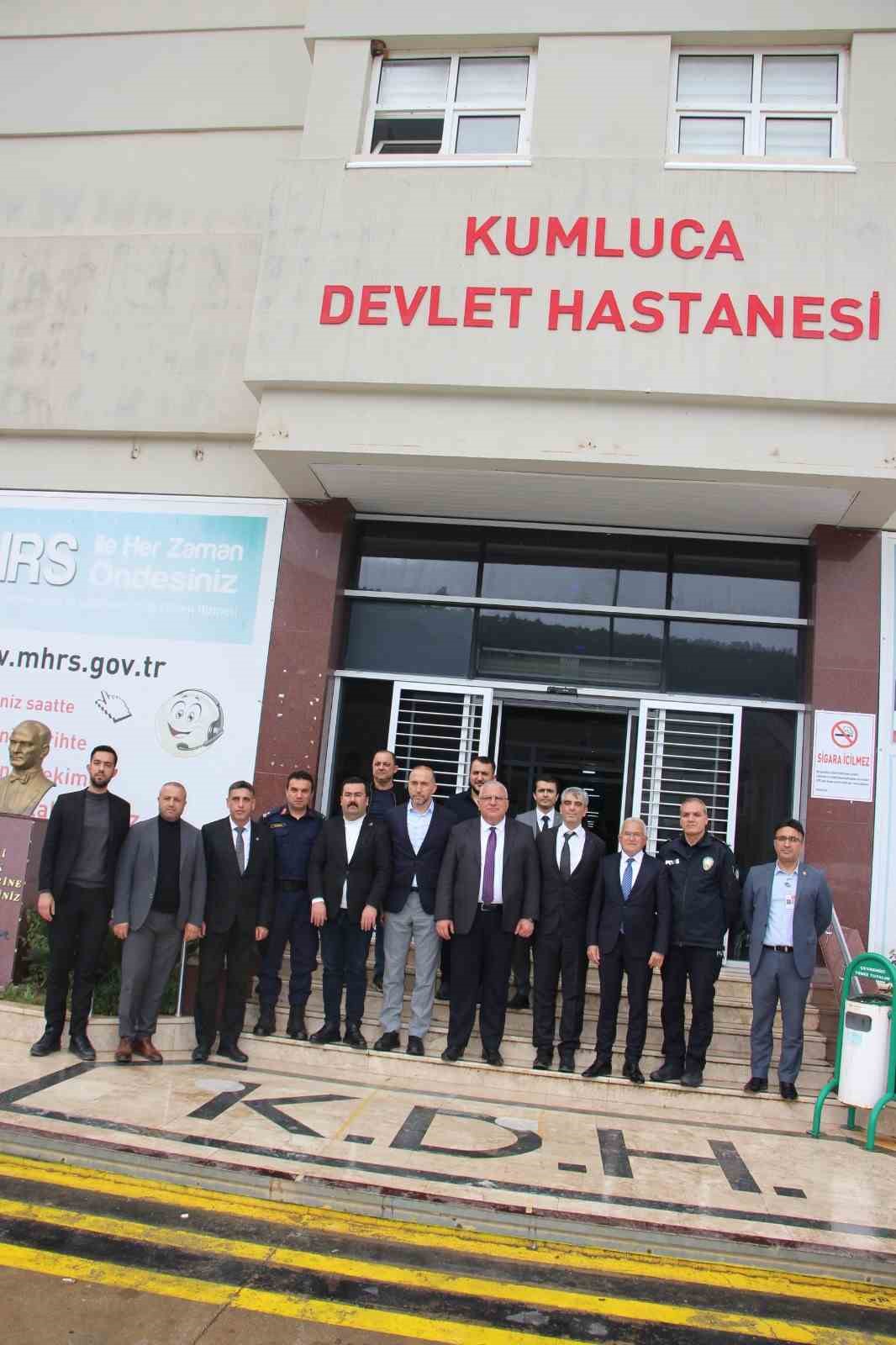 Kumluca Devlet Hastanesi’nde 1 yılda 424 bin 651 hasta muayene edildi
