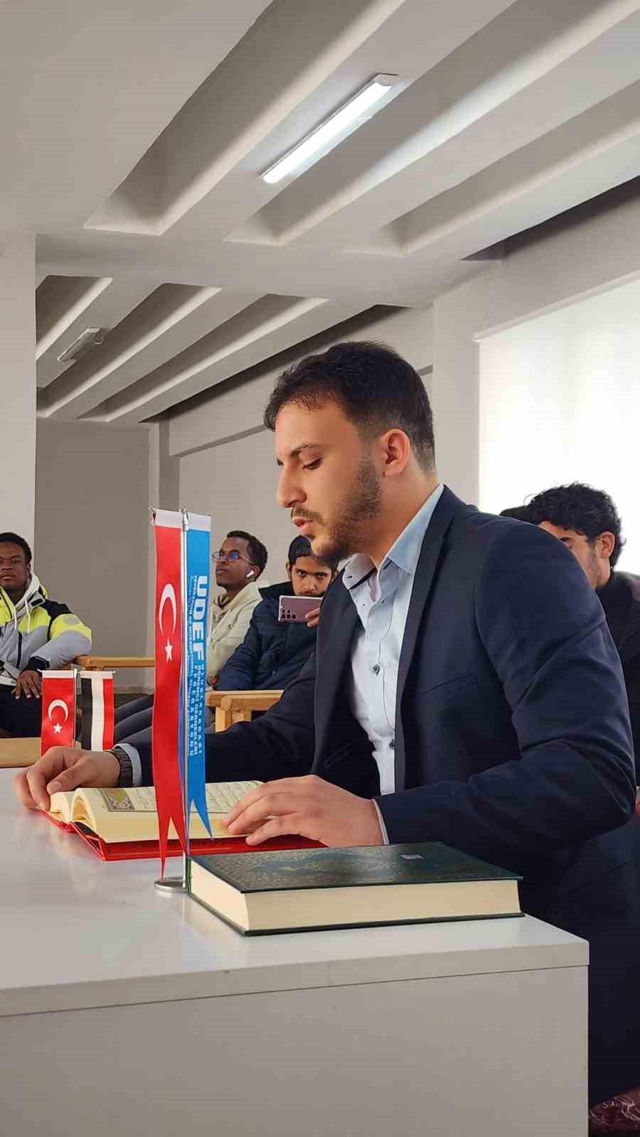 Kur’an aşıkları gönülleri mest etti
