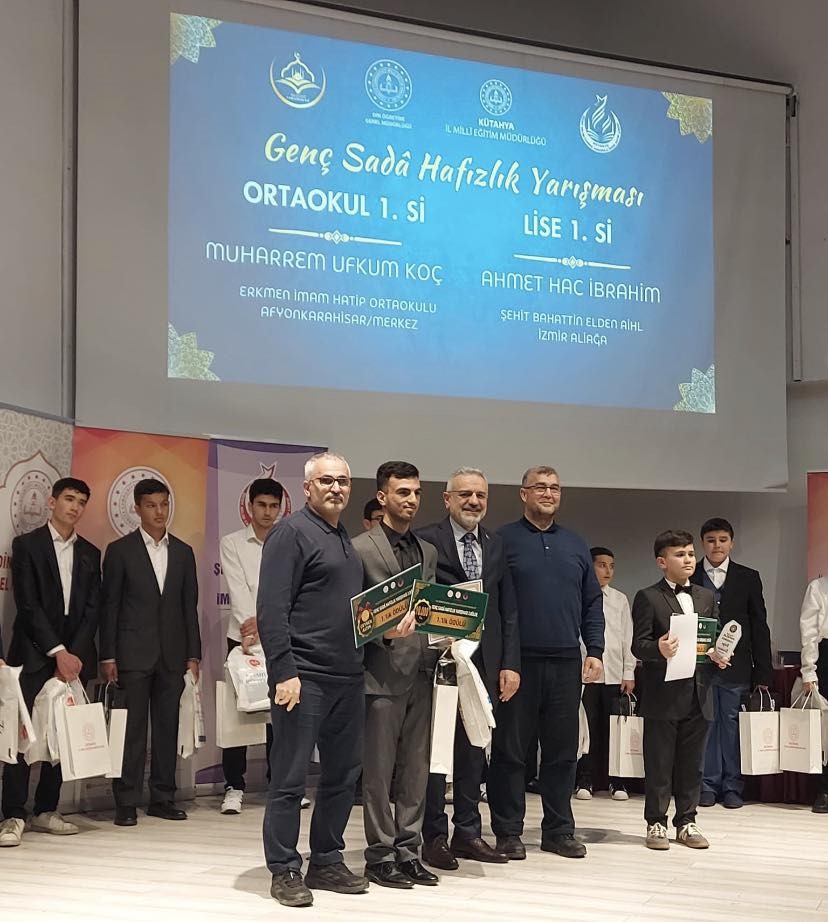 Kur’an-ı Kerim’i güzel okuma yarışmasında Ege Bölge Birincisi Aliağa’dan
