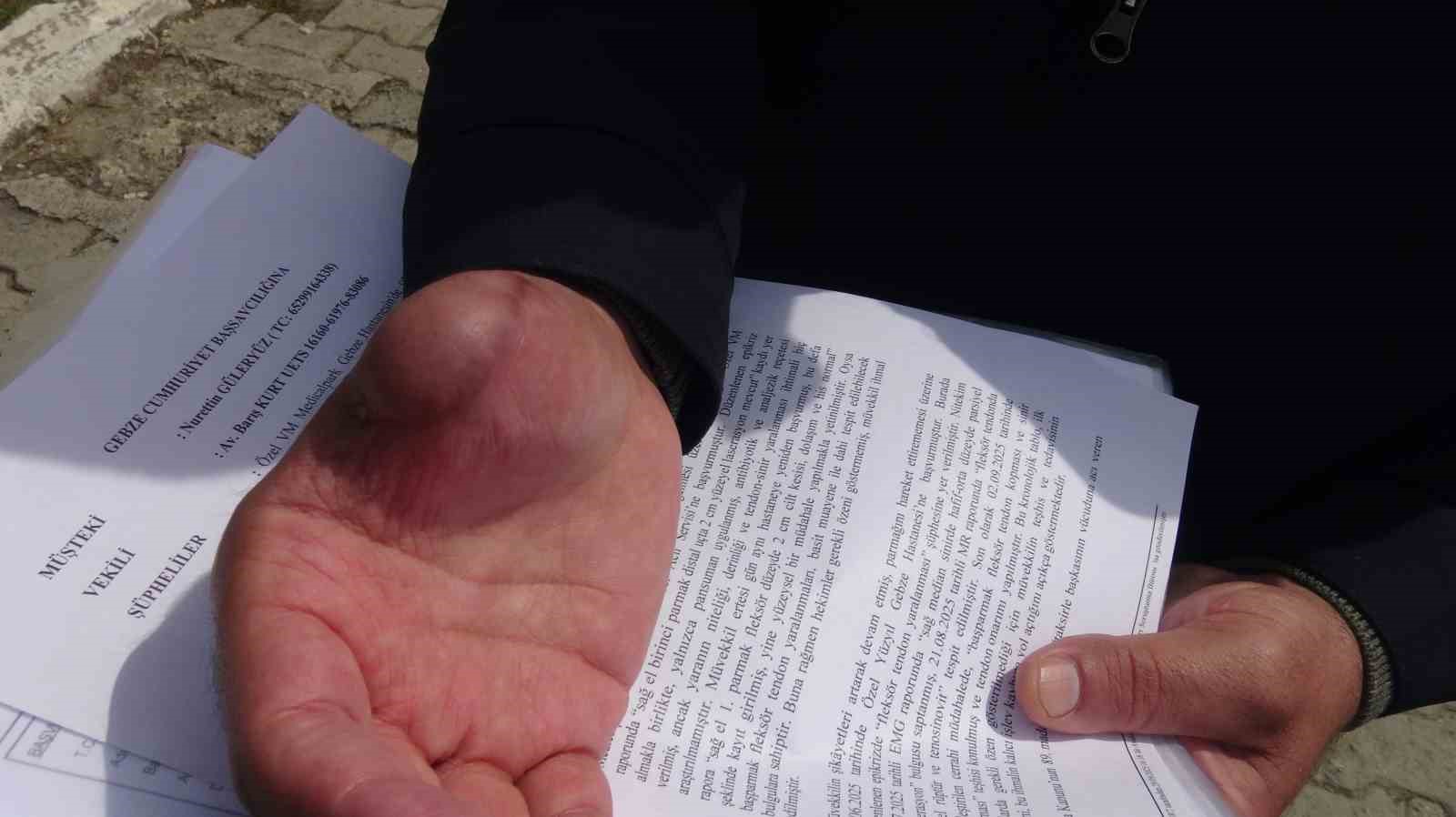 Kurban Bayramı’nda parmağını kesti, başına gelmeyen kalmadı
