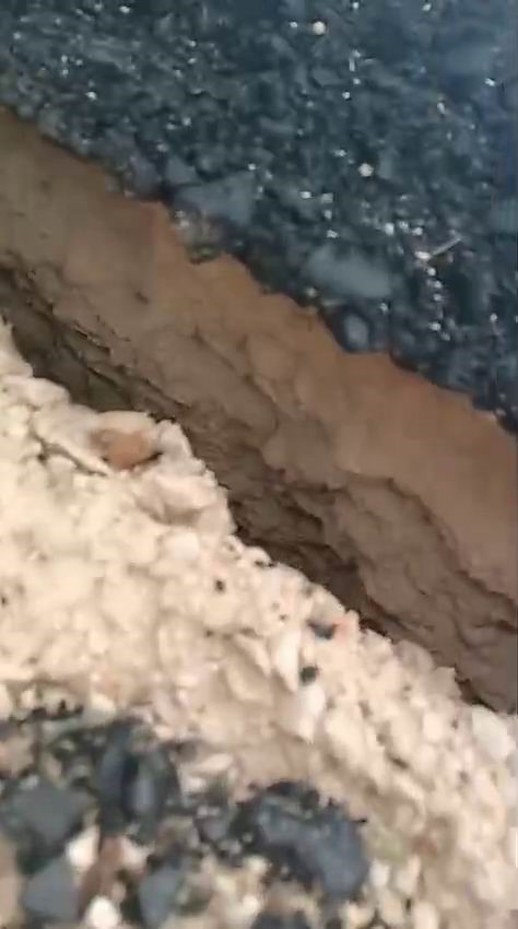 Kurtalan’da yeni yapılan yolun tehlike oluşturduğu iddiası
