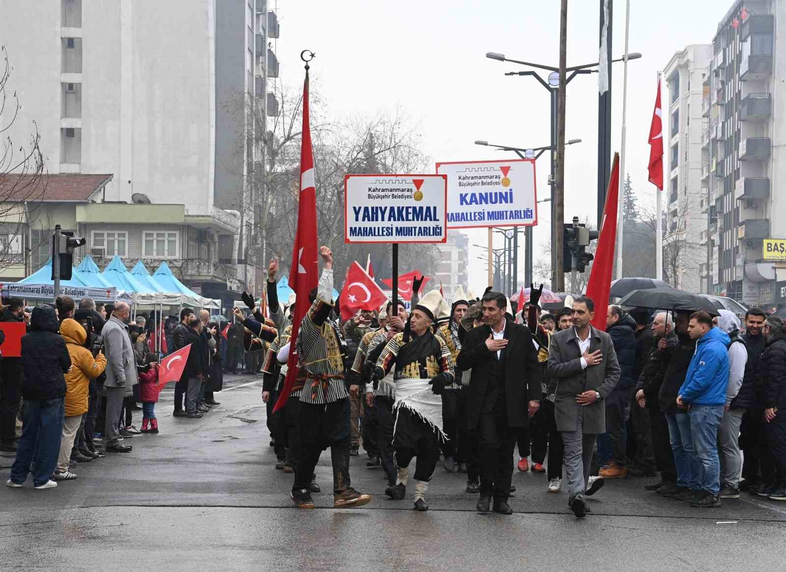 Kurtuluş destanının 106’ıncı yılında Kahramanmaraş tek yürek oldu

