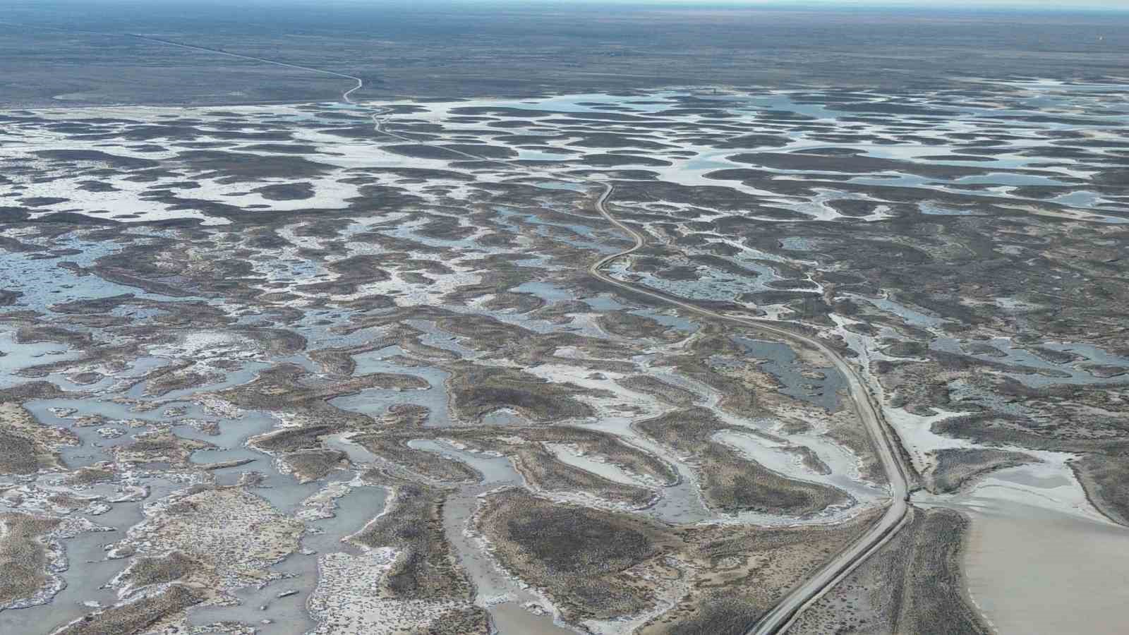 Kuruma tehlikesi yaşanan Tuz Gölü yeniden canlandı
