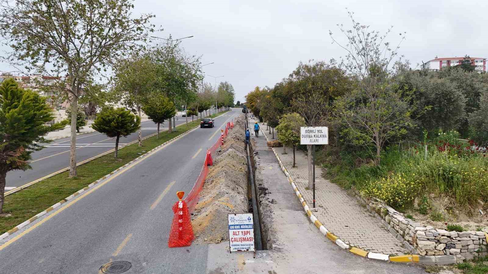 Kuşadası’nda altyapı yatırım çalışmaları sürüyor
