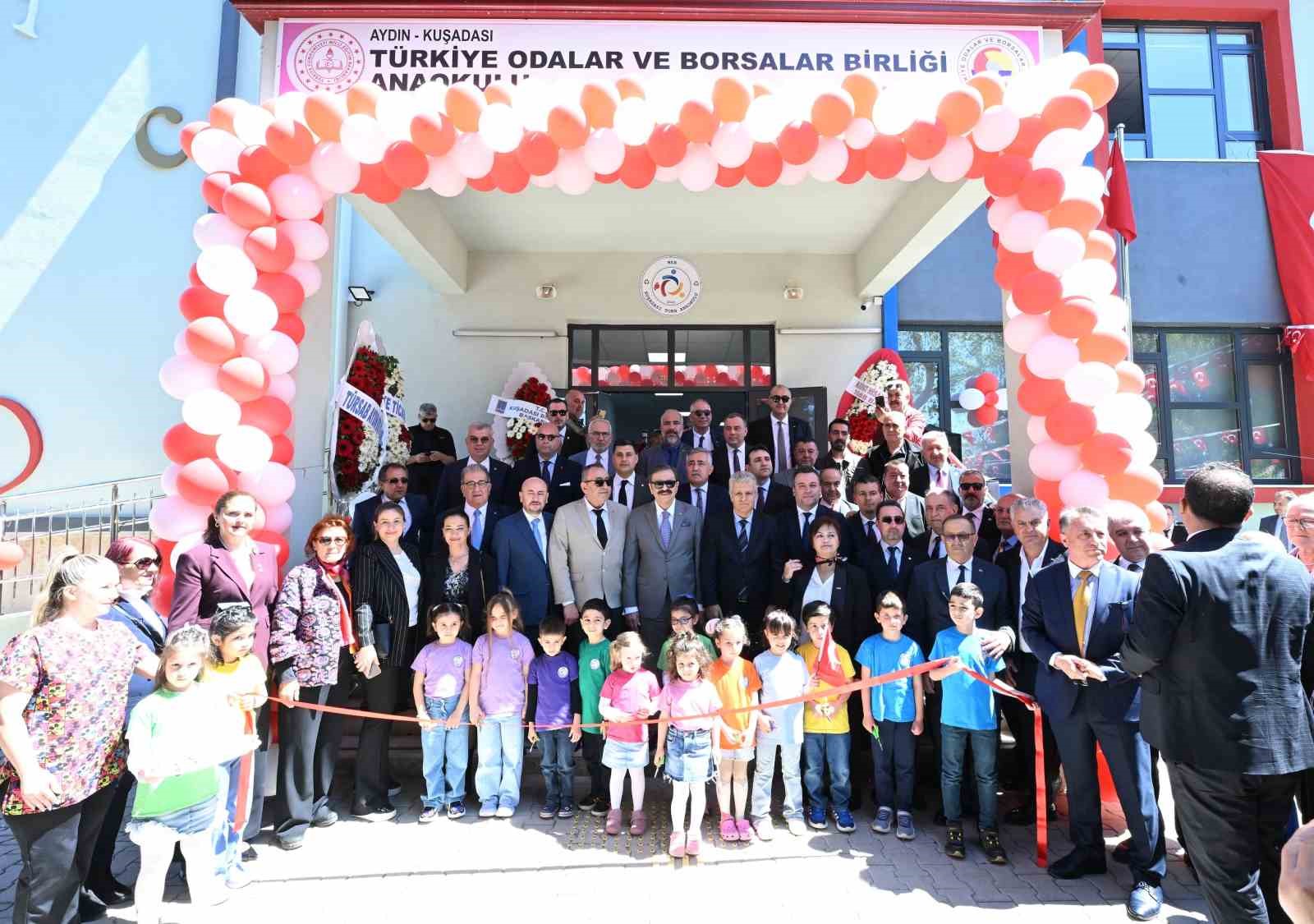 Kuşadası’nda TOBB Anaokulu açıldı
Kuşadası’nda TOBB Anaokulu açıldı