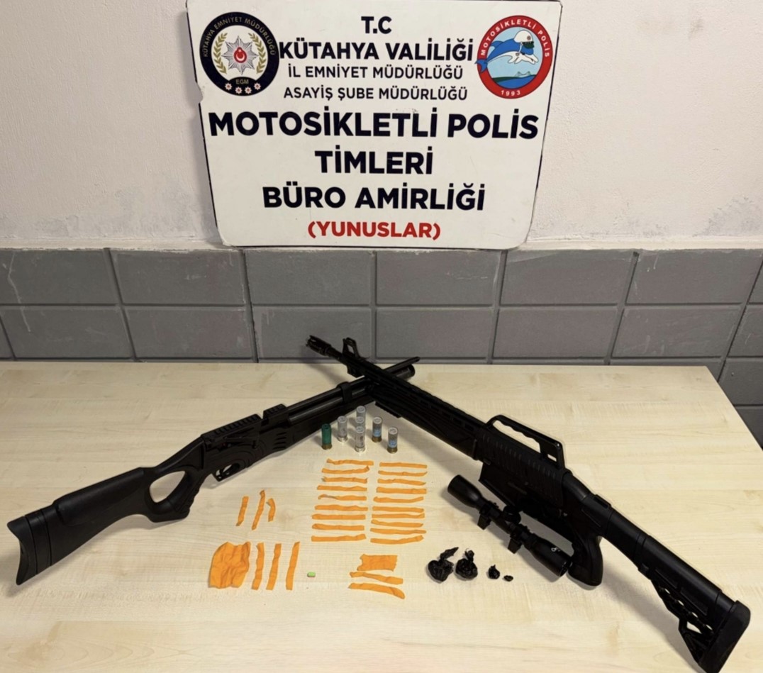 Kütahya İl Emniyet Müdürlüğünün iki haftalık bilançosu açıklandı
