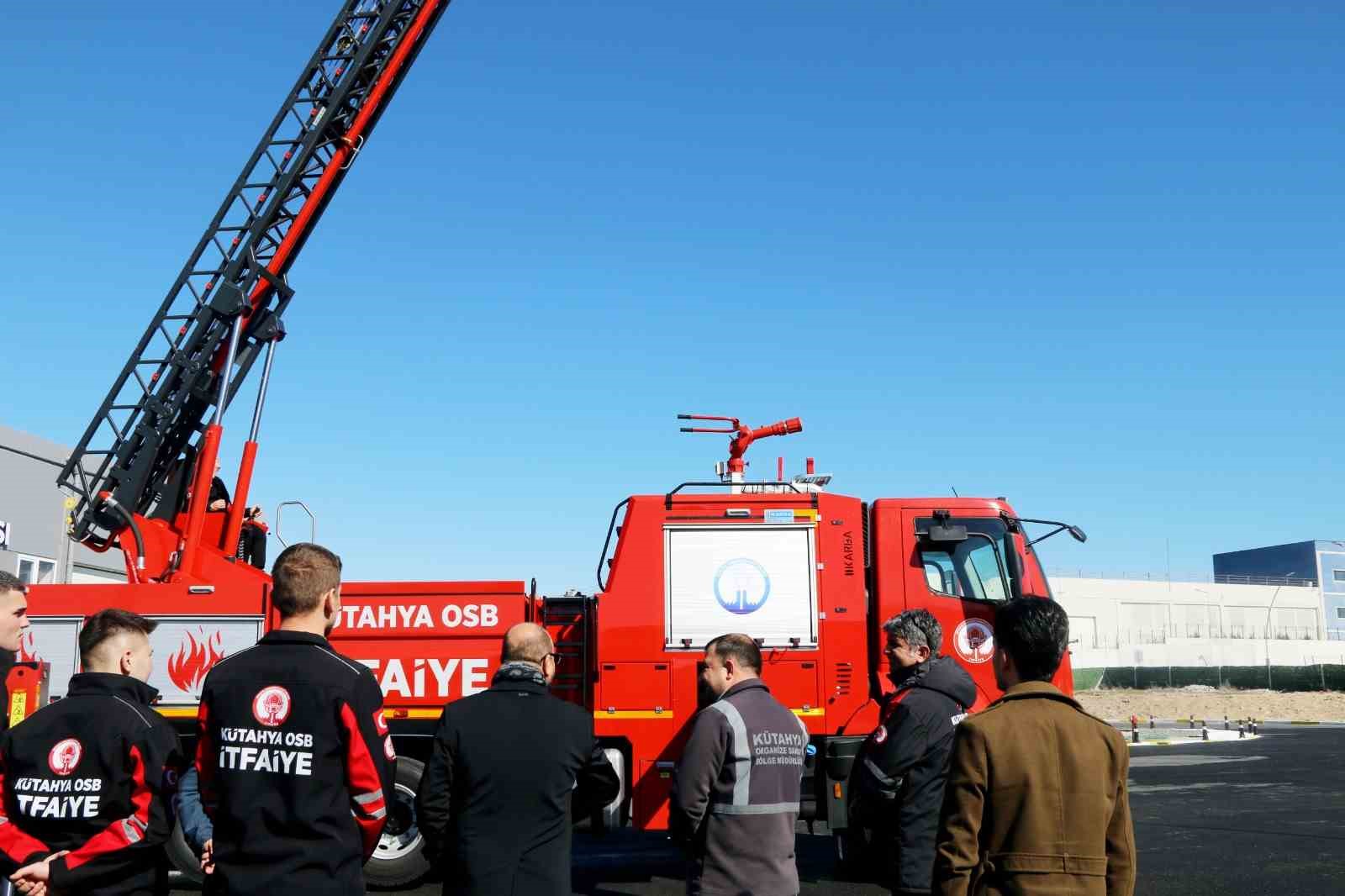 Kütahya OSB İtfaiyesi’ne yeni araç takviyesi
