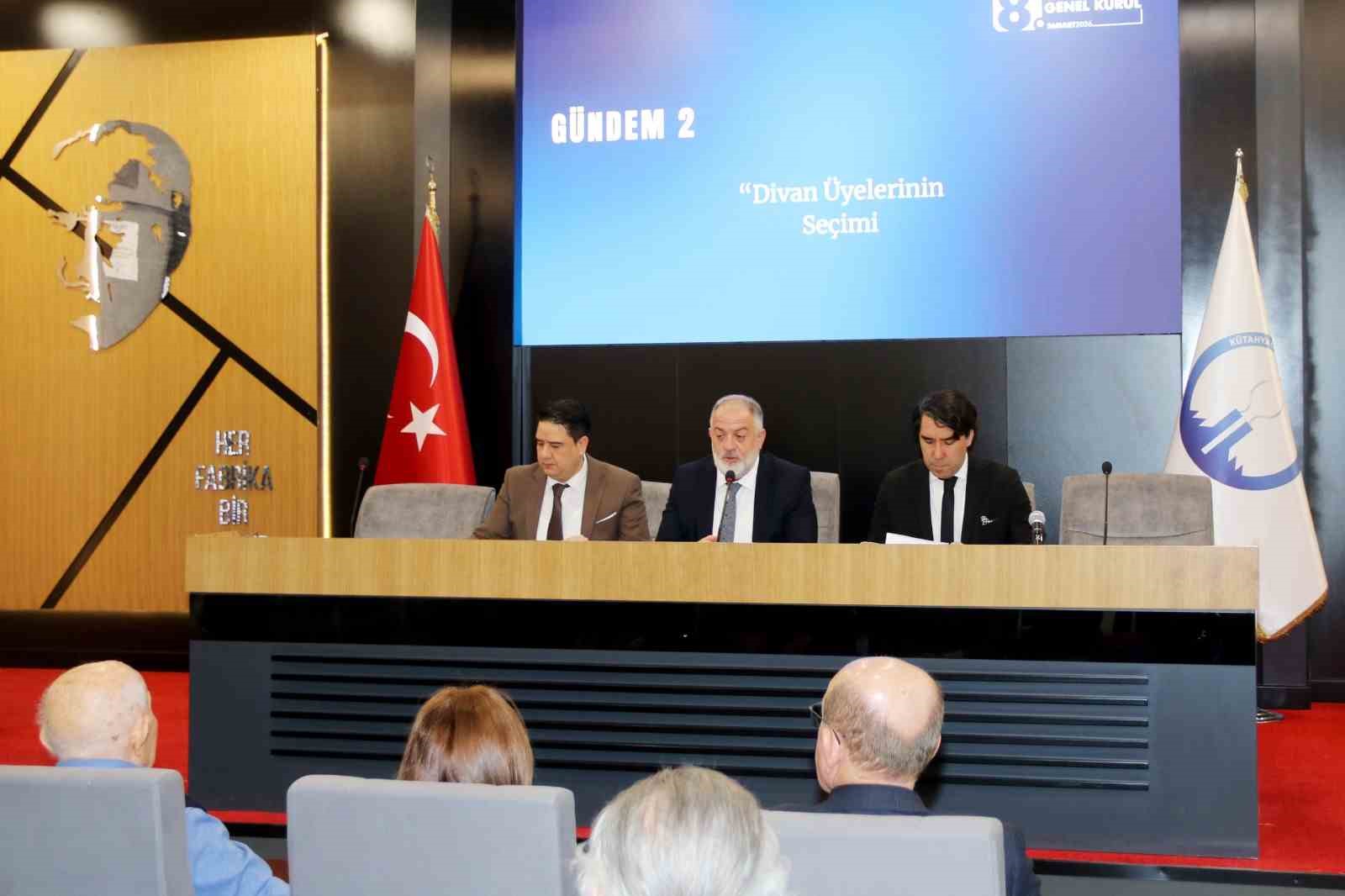 Kütahya OSB’de 8. Olağan Genel Kurul yoğun katılımla gerçekleştirildi
