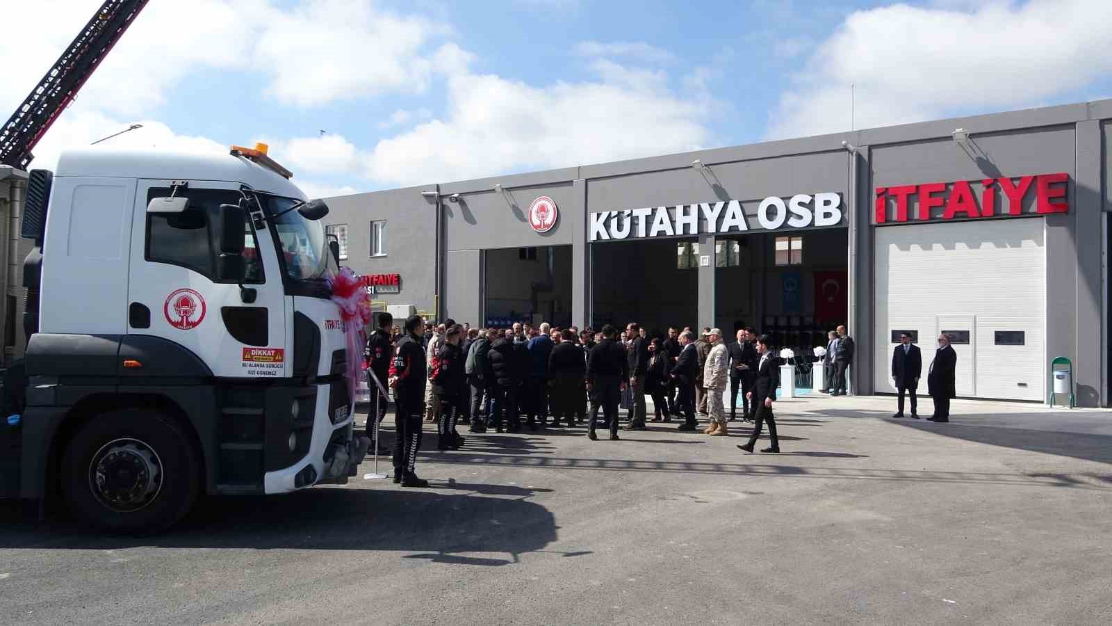 Kütahya OSB’de İtfaiye Teşkilatı hizmete sunuldu
