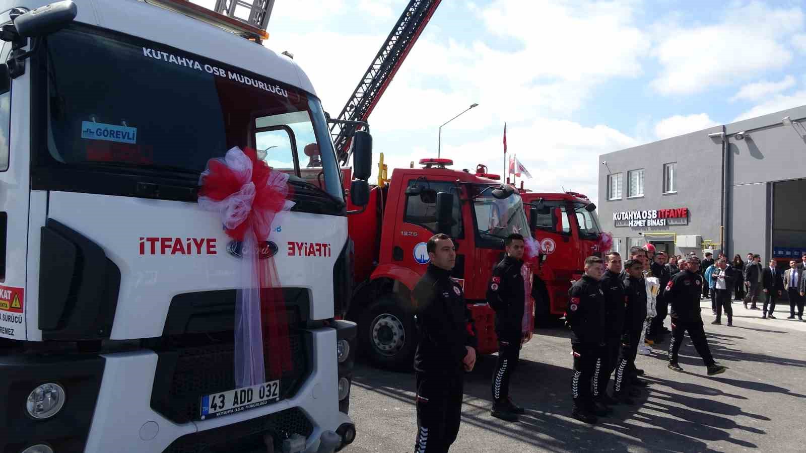 Kütahya OSB’de İtfaiye Teşkilatı hizmete sunuldu
