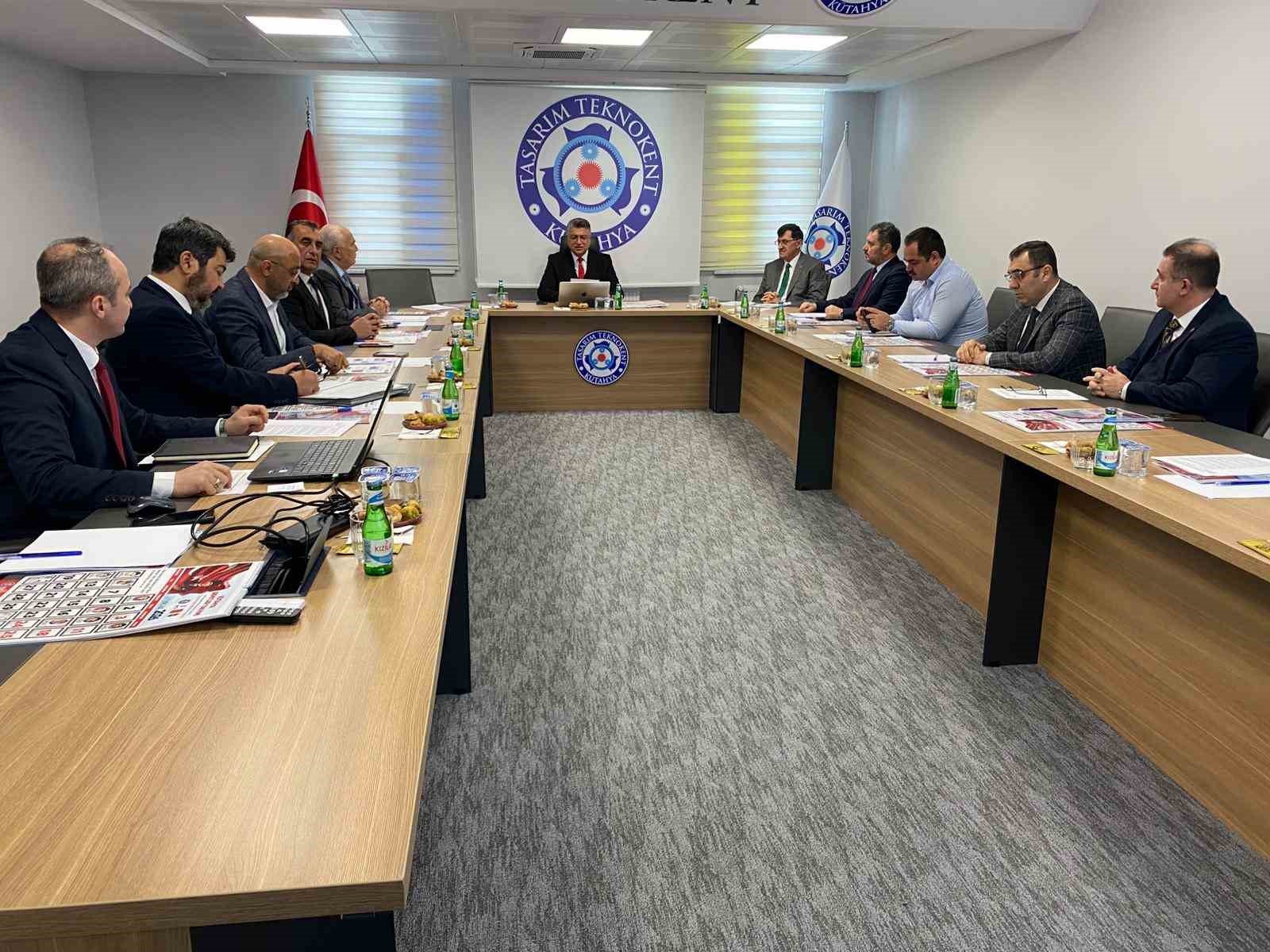 Kütahya Tasarım Teknokent Olağan Yönetim Kurulu Toplantısı yapıldı
