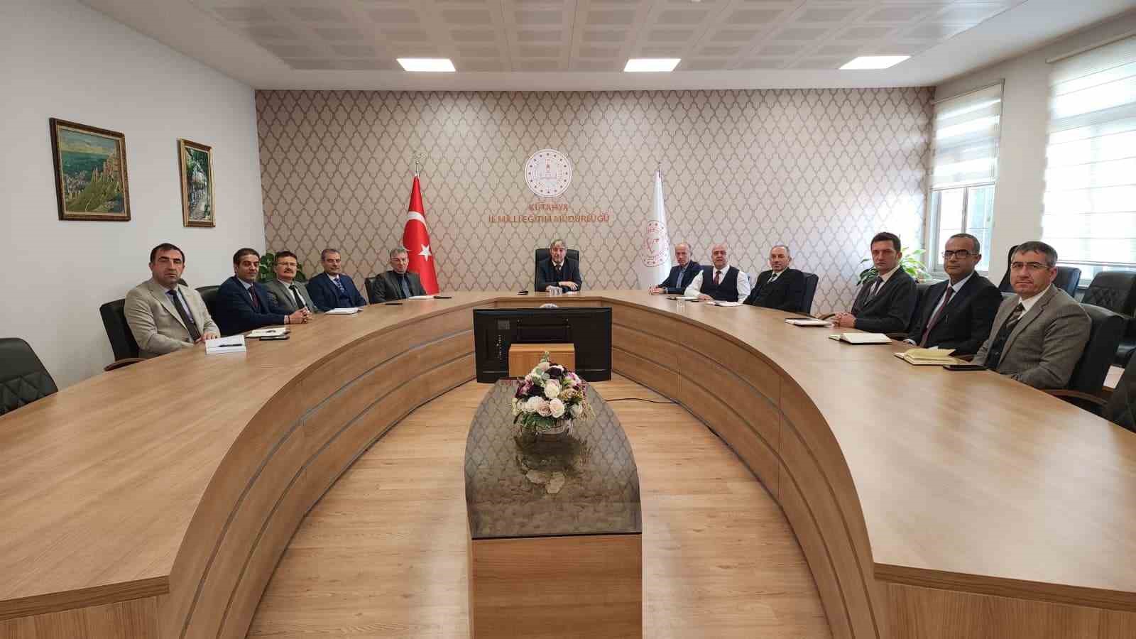 Kütahya’da eğitim yılı değerlendirildi
