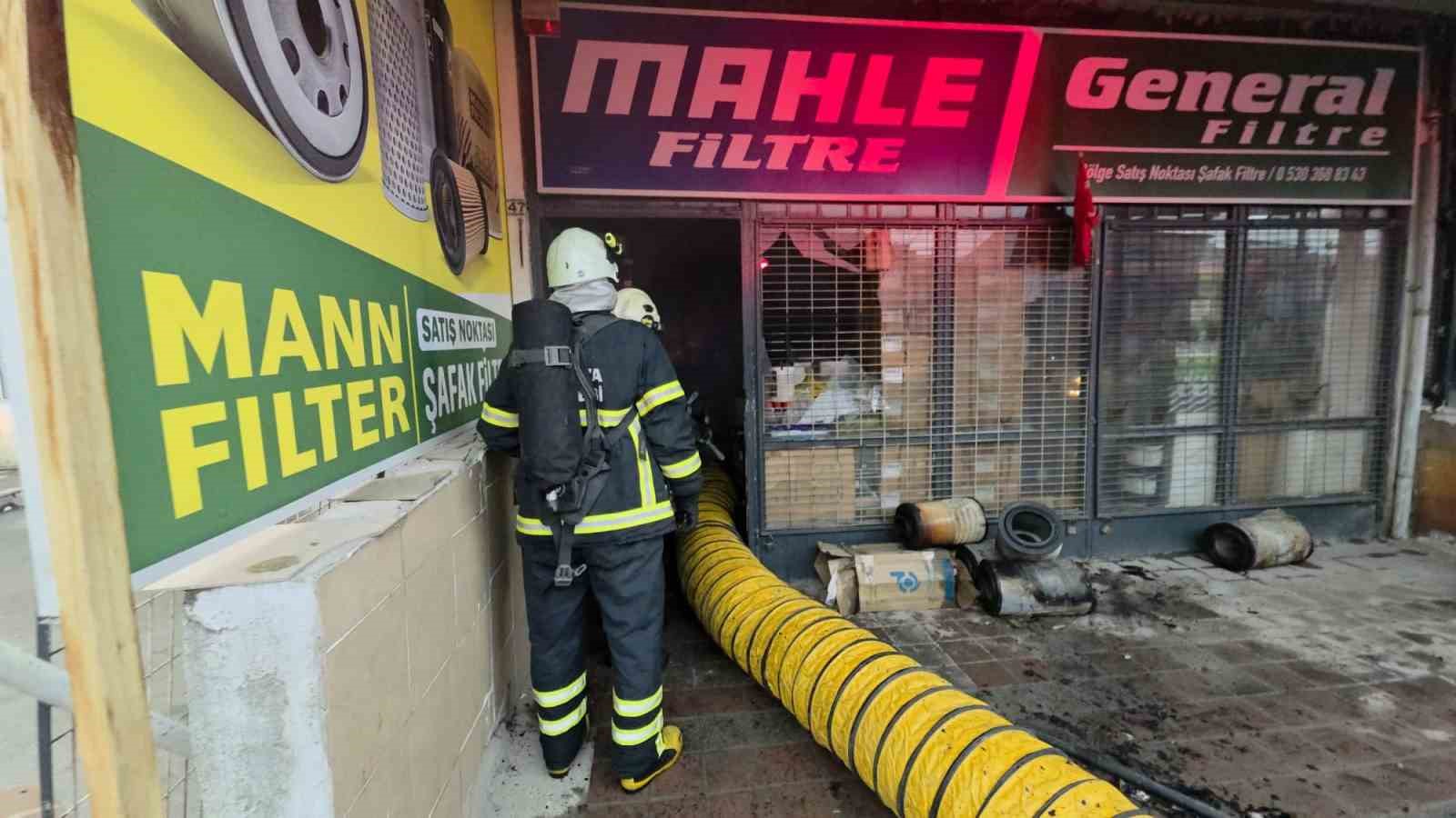 Kütahya’da Fatih Sanayi Sitesi’nde yangın
