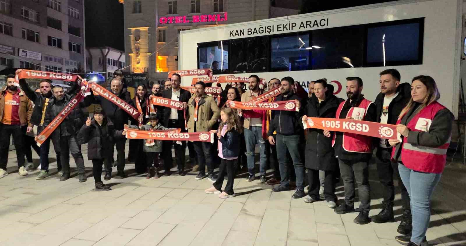 Kütahya’da Galatasaraylılardan kan bağışı seferberliği

