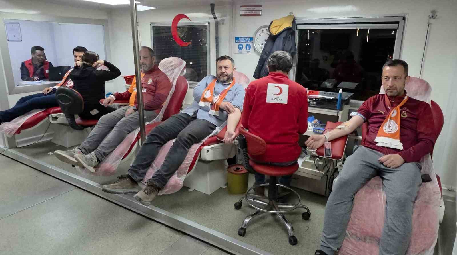 Kütahya’da Galatasaraylılardan kan bağışı seferberliği
