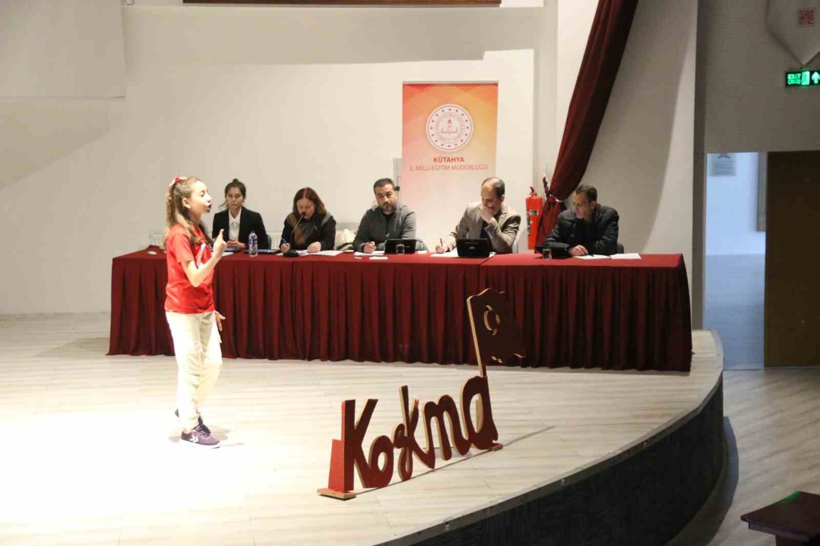 Kütahya’da İstiklâl Marşını ezbere ve güzel okuma yarışması
