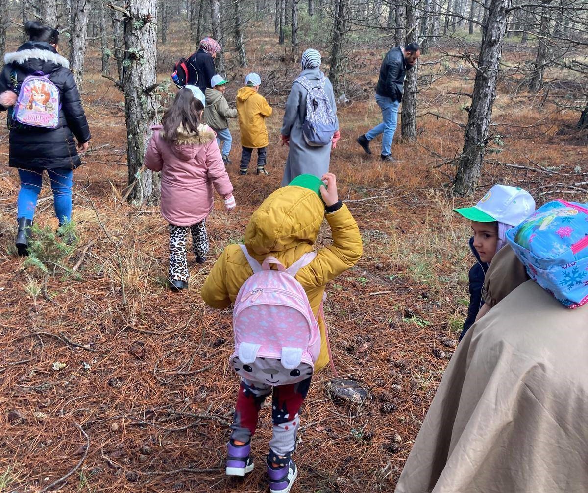 Kütahya’da öğrencilere yönelik doğa yürüyüşü etkinliği
